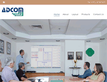 Tablet Screenshot of adcom.co.il